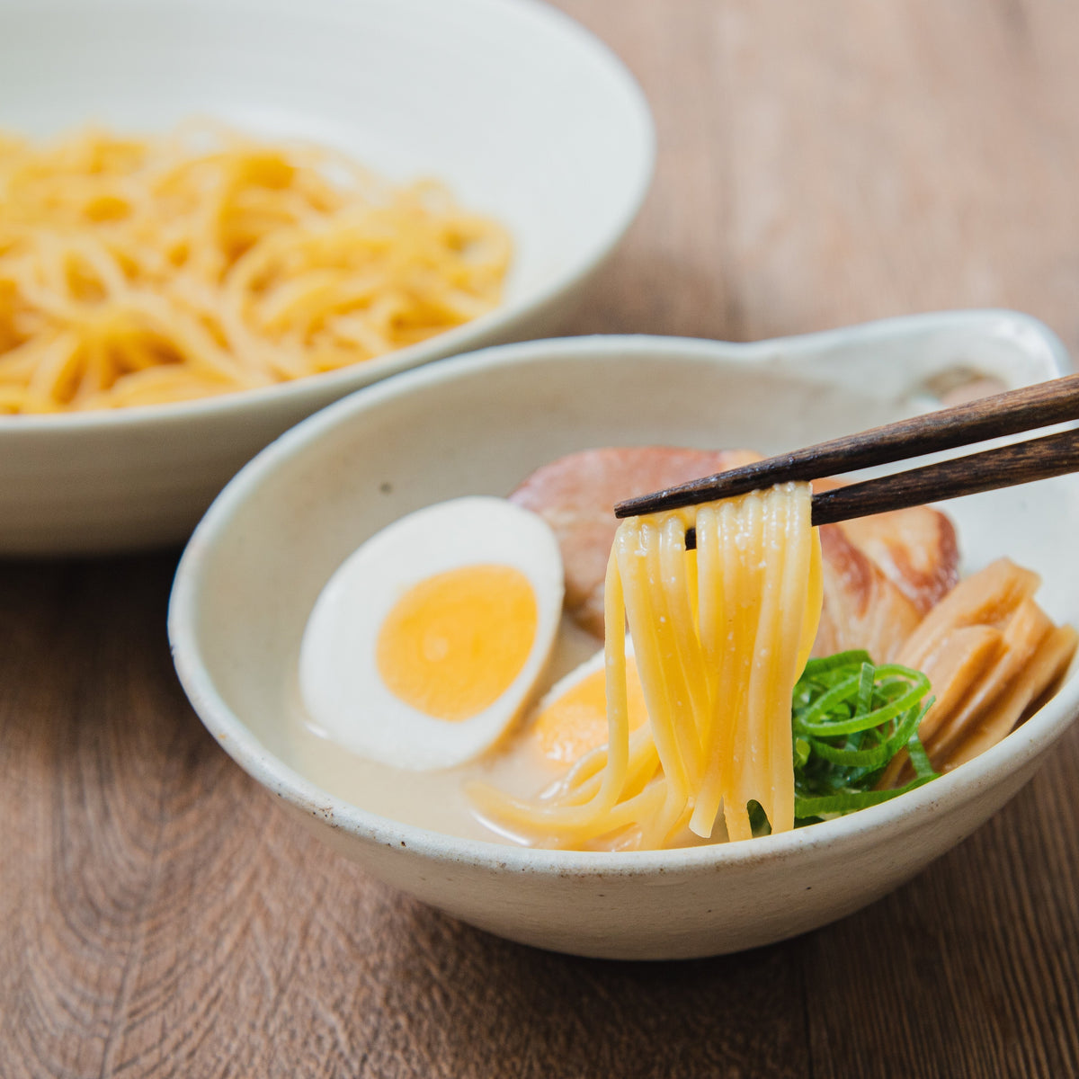 とんこつ風つけ麺の作り方・レシピ