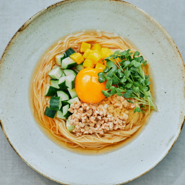 ねばとろ!ばくだん風ぶっかけそうめんの作り方・レシピ