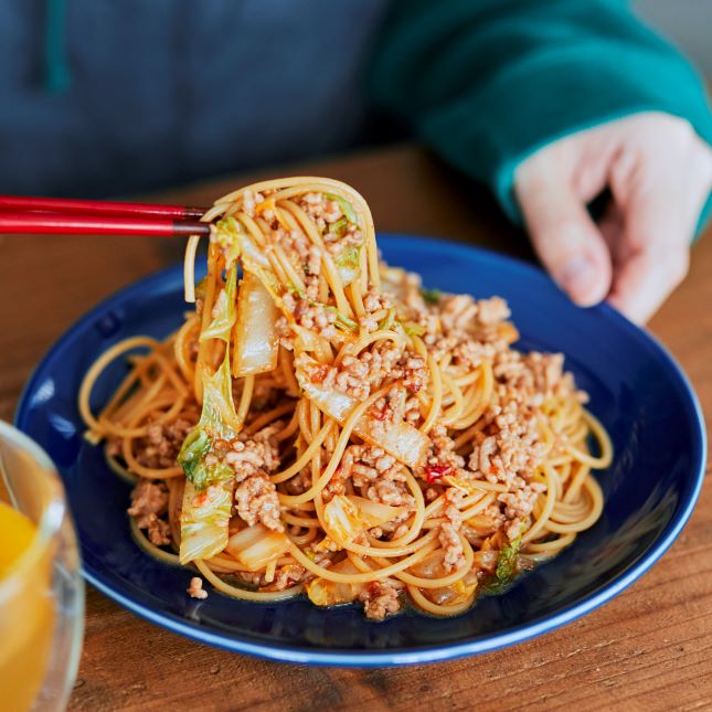 レンジで簡単!白菜麻婆麺の作り方・レシピ