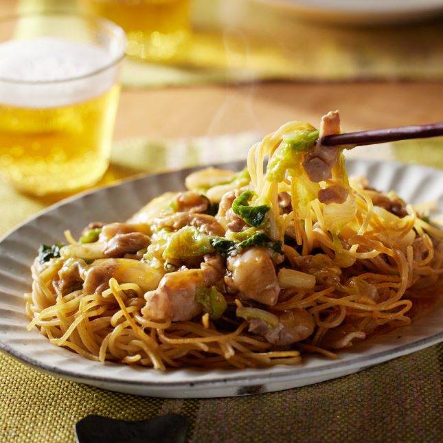 豚肉と白菜のあんかけ焼きそばの作り方・レシピ