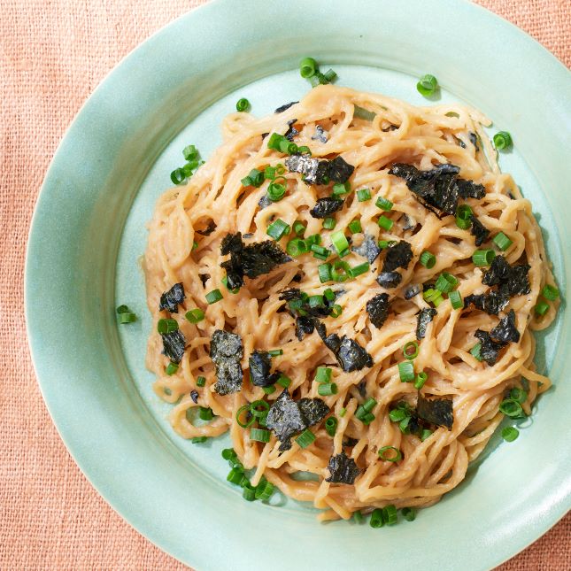 レンチンで簡単!のりバターパスタの作り方・レシピ
