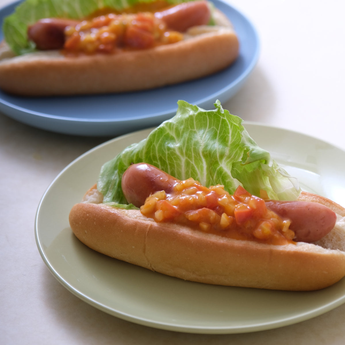 辛くない パプリカのサルサソースホットドッグの作り方・レシピ