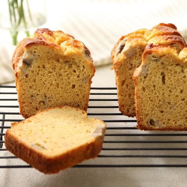 コーンとバナナのパウンドケーキの作り方・レシピ