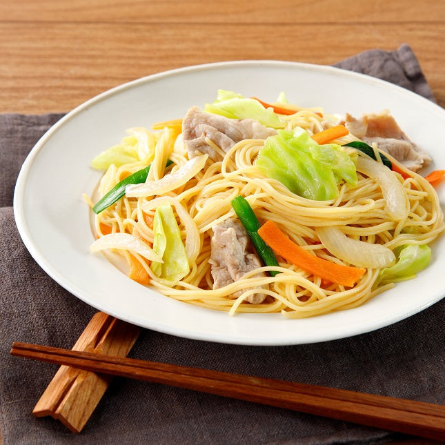 焼きビーフン(豆そうめんを使った)の作り方・レシピ