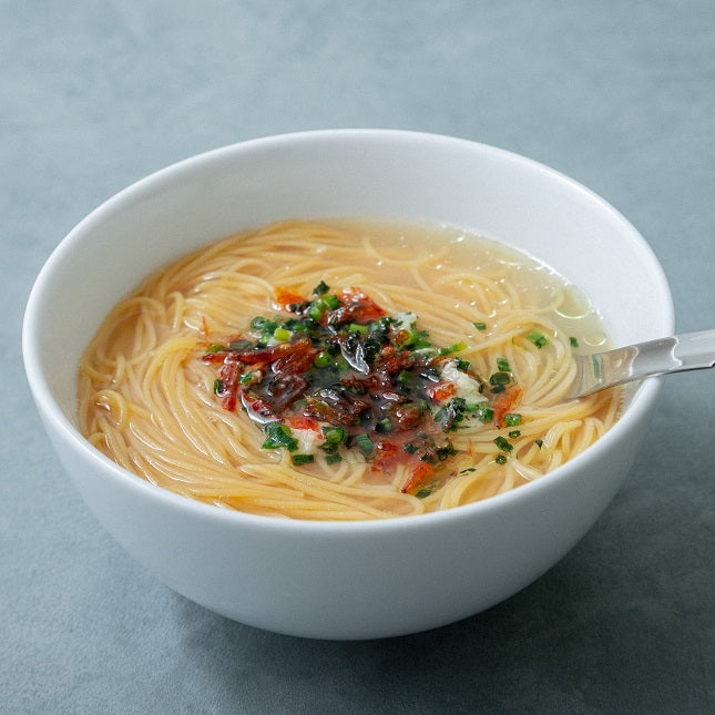 香港風湯麺(豆そうめんを使った)の作り方・レシピ