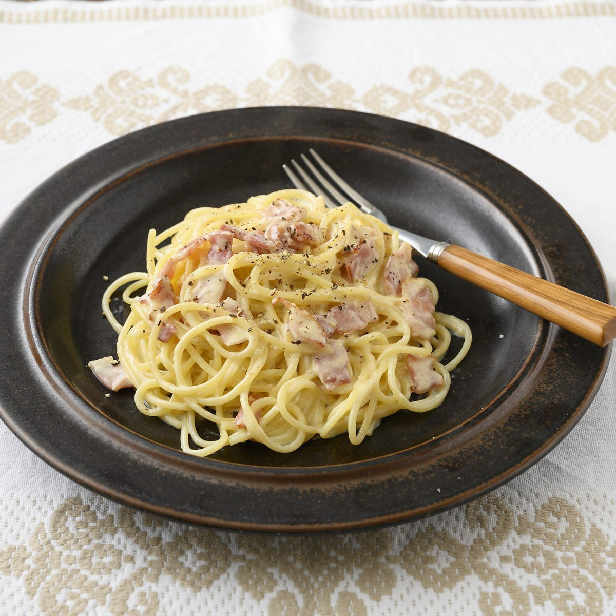 コーンカルボナーラの作り方・レシピ