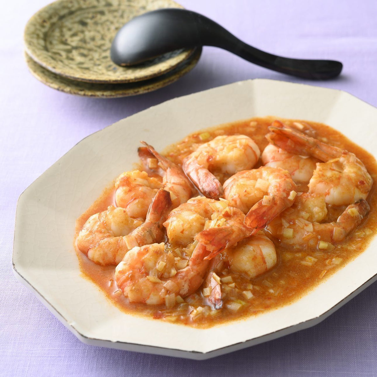 パプリカのエビチリの作り方・レシピ