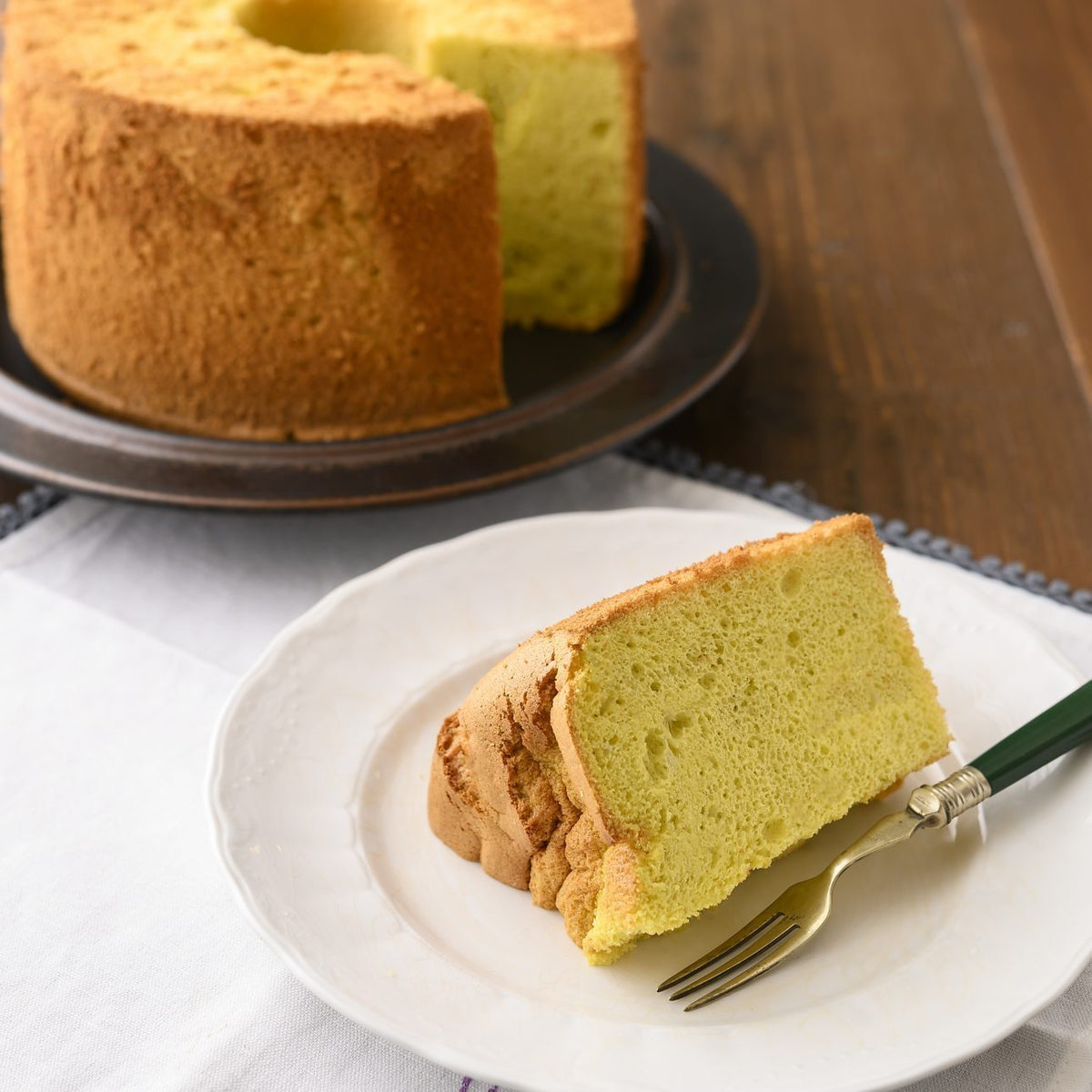 えんどう豆のシフォンケーキの作り方・レシピ