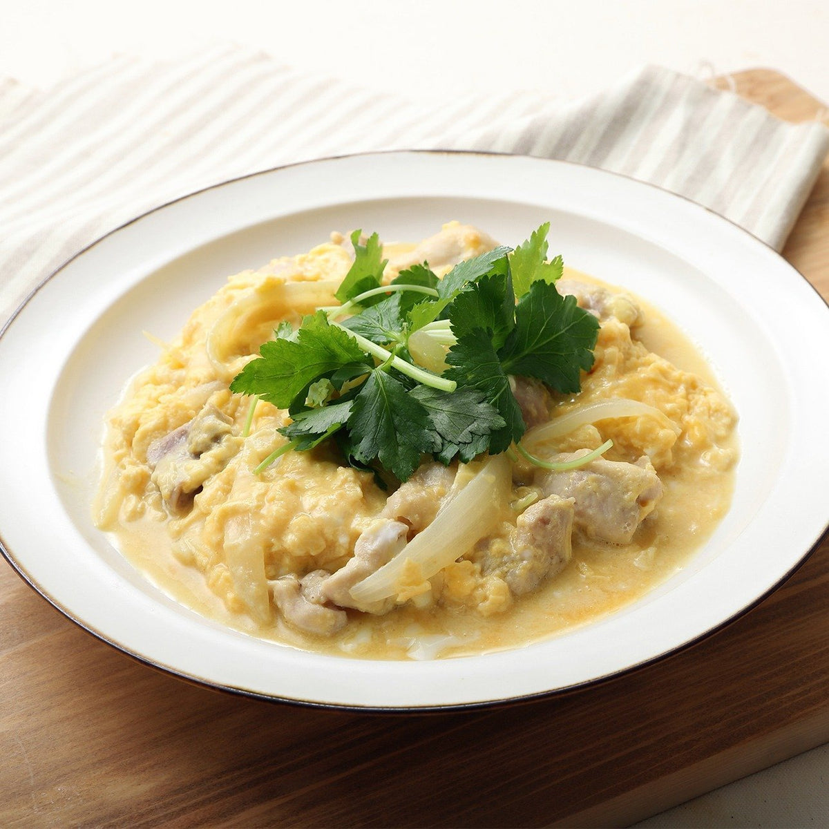 コーンの親子煮の作り方・レシピ