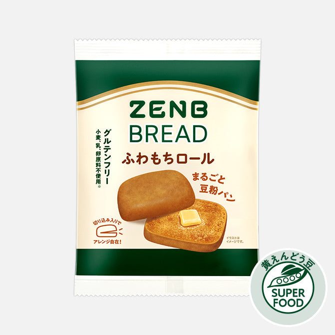 ZENB BREAD ふわもちロール まるごと豆乳パン