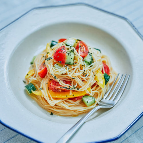 夏野菜のマリネのパスタの作り方・レシピ