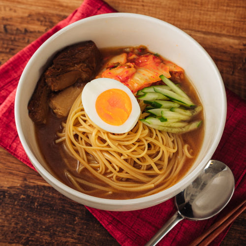 つるもち冷麺風冷やしラーメンの作り方・レシピ