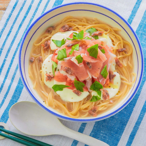 【ボディメイク管理栄養士 北嶋佳奈さん レシピ】イタリアン塩ラーメンの作り方・レシピ