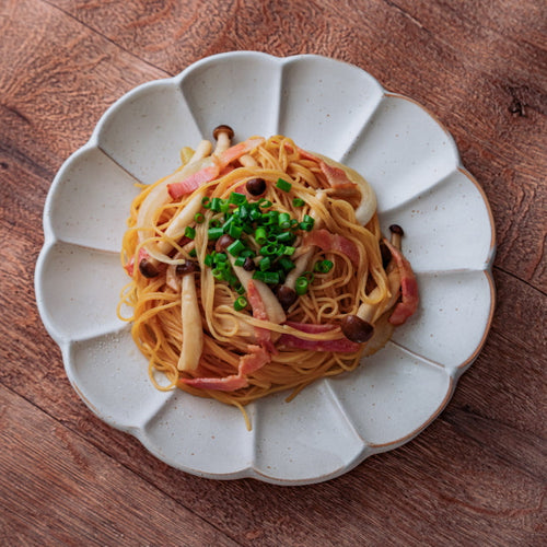 きのことベーコンの和風パスタの作り方・レシピ