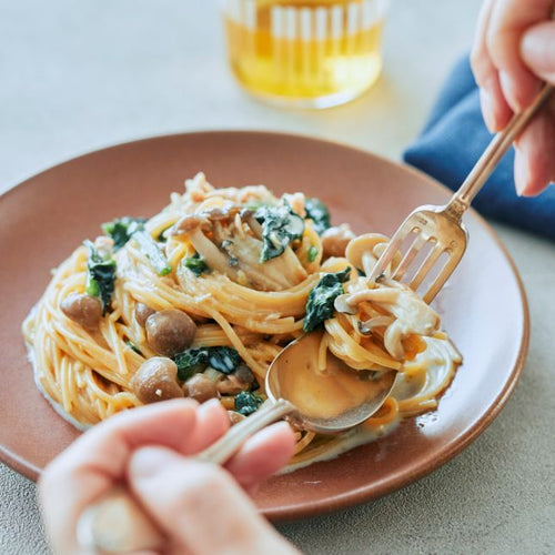 1日分の鉄分！ほうれん草の豆乳クリームパスタの作り方・レシピ