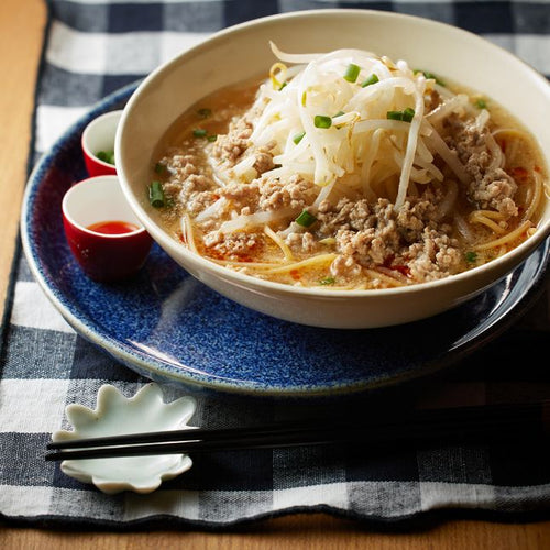 もやしたっぷり担々麺の作り方・レシピ