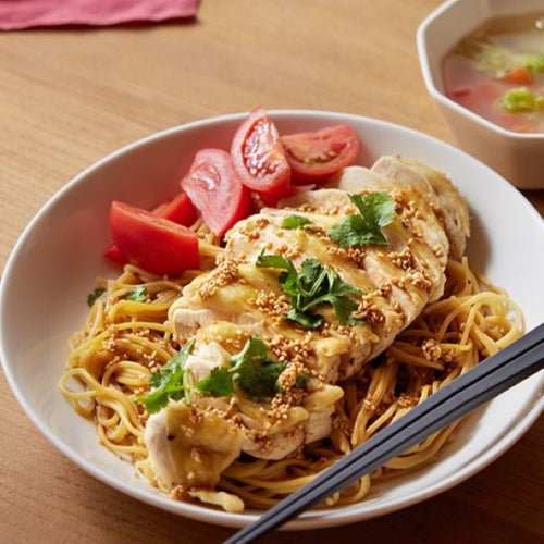 よだれ鶏のピリ辛和え麺の作り方・レシピ