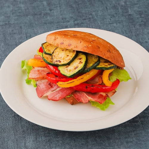 グリル夏野菜バーガーの作り方・レシピ