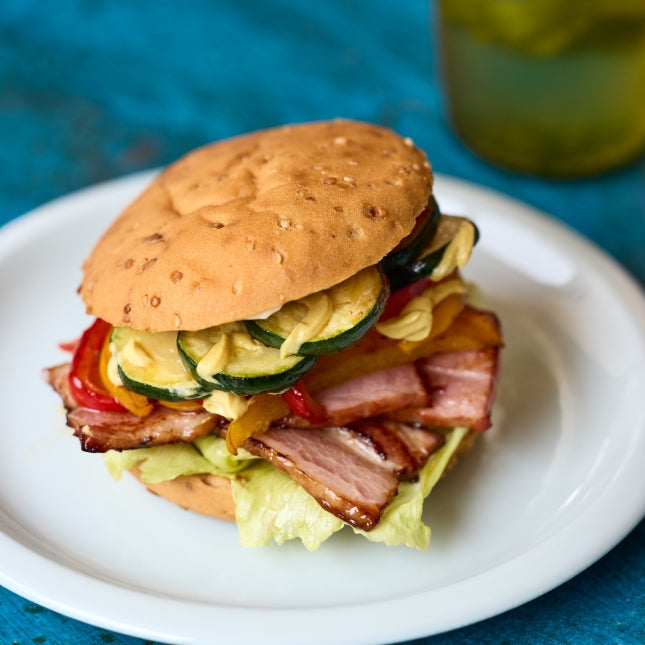 グリル夏野菜バーガーの作り方・レシピ