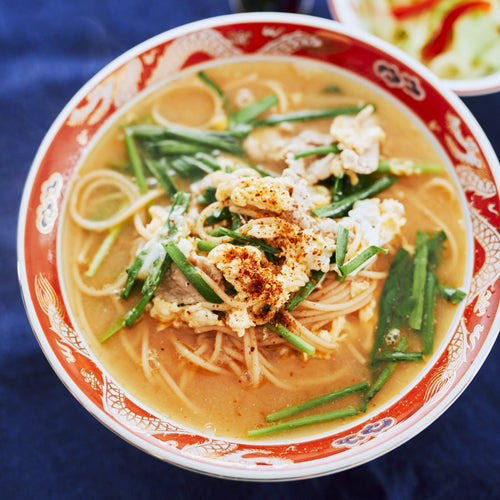 ふわふわ！旨辛にら玉ラーメンの作り方・レシピ