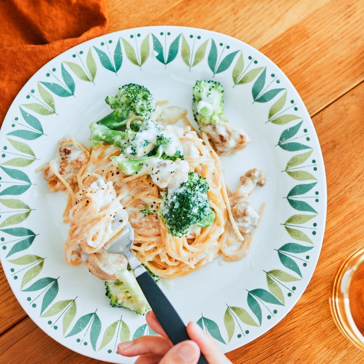 鶏とブロッコリーの濃厚クリームパスタの作り方・レシピ