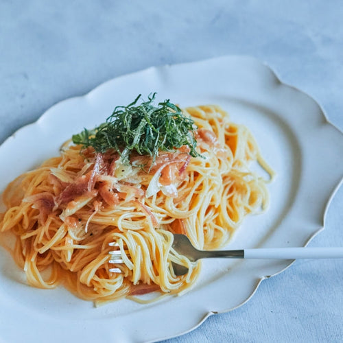 梅とみょうがのカッペリーニの作り方・レシピ