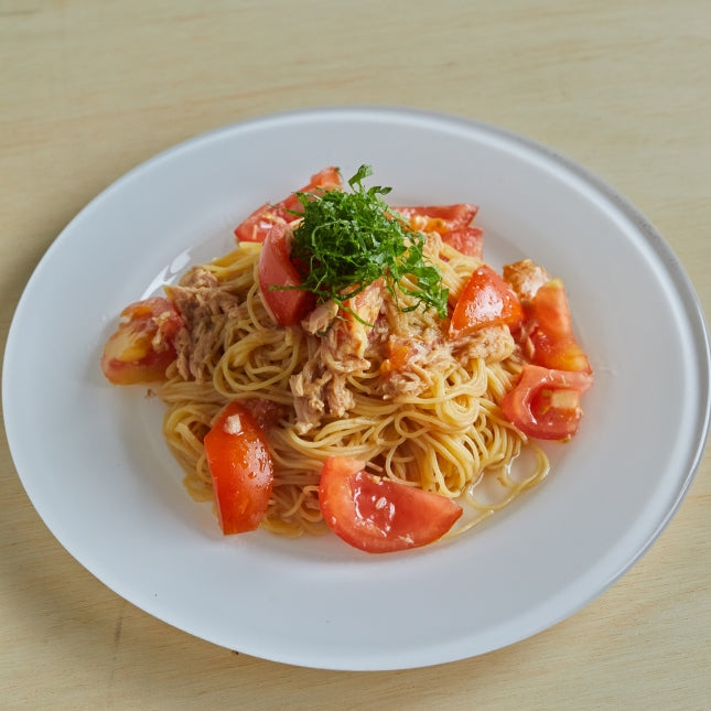 和えるだけ！ツナとトマトの冷製パスタの作り方・レシピ