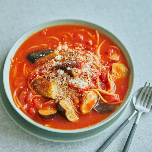 ワンパンほったらかし！旨辛スープアラビアータの作り方・レシピ