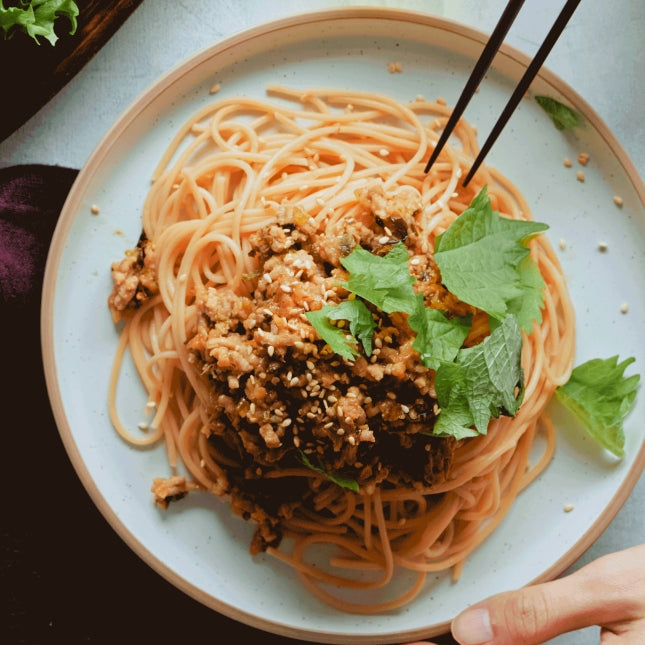 フードスタイリスト 岡本ゆかこさんレシピ】豚と高菜の和ボロネーゼの