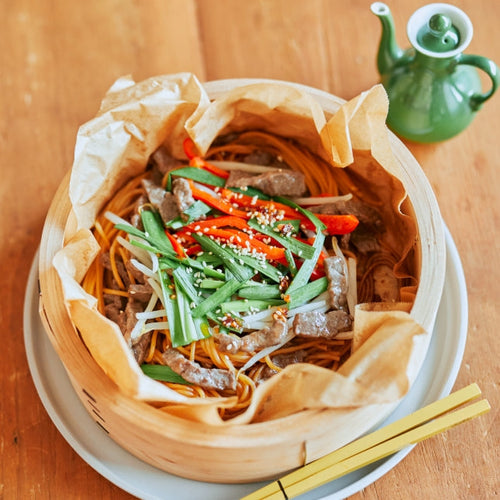 【フードスタイリスト 岡本ゆかこさんレシピ】香港風オイスター蒸しそば