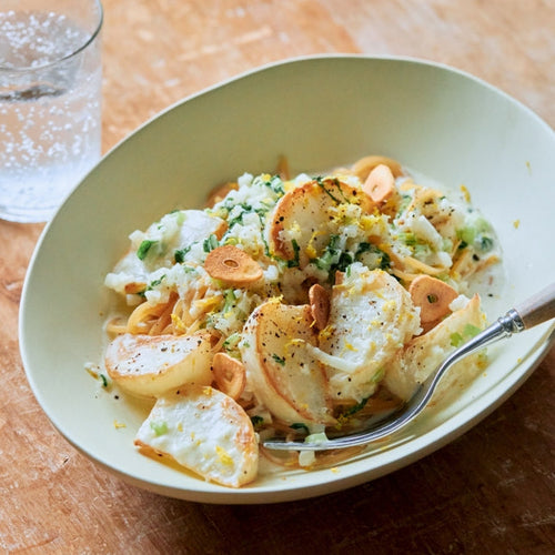 葉・皮までまるごと！かぶのクリームパスタの作り方・レシピ