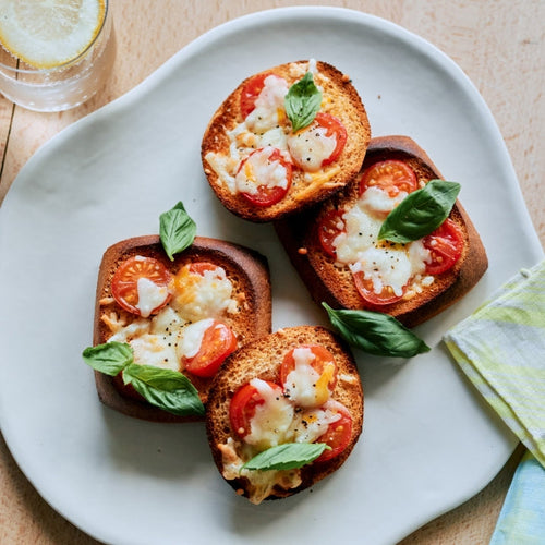 ミニトマトのピザトーストの作り方・レシピ