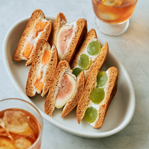 秋の彩りフルーツサンドの作り方・レシピ