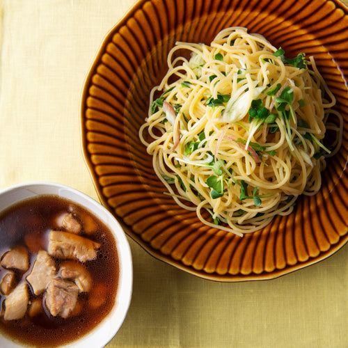 鶏つゆつけ麺の作り方・レシピ