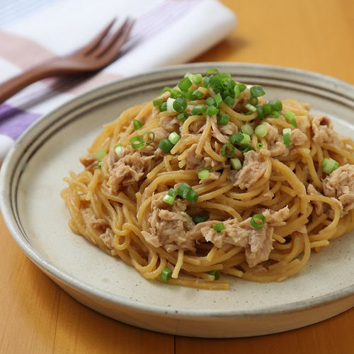 電子レンジでツナの和風パスタの作り方・レシピ