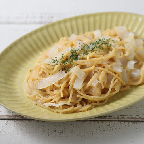 電子レンジでたまねぎのパスタの作り方・レシピ