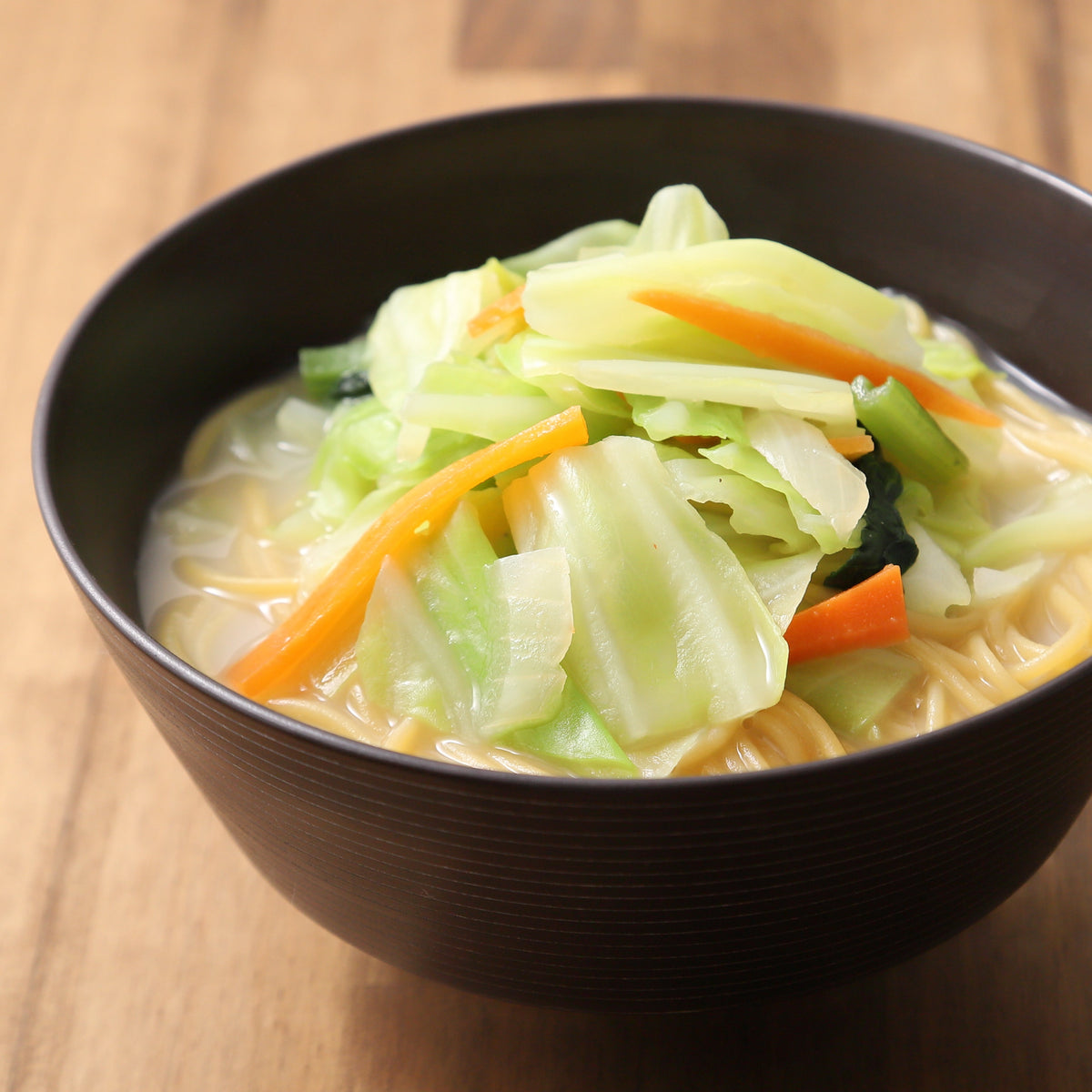 カット野菜でタンメン風スープヌードルの作り方・レシピ