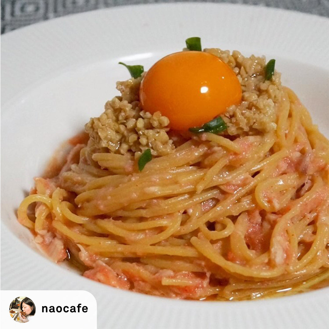 明太子 納豆 パスタ
