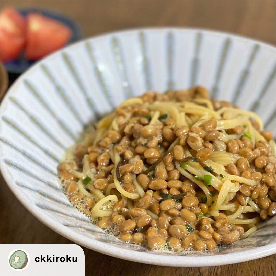【ckkirokuレシピ】ふわふわ納豆パスタの作り方・レシピ