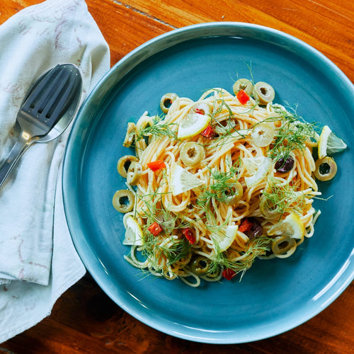 爽やか！レモンとオリーブのパスタの作り方・レシピ