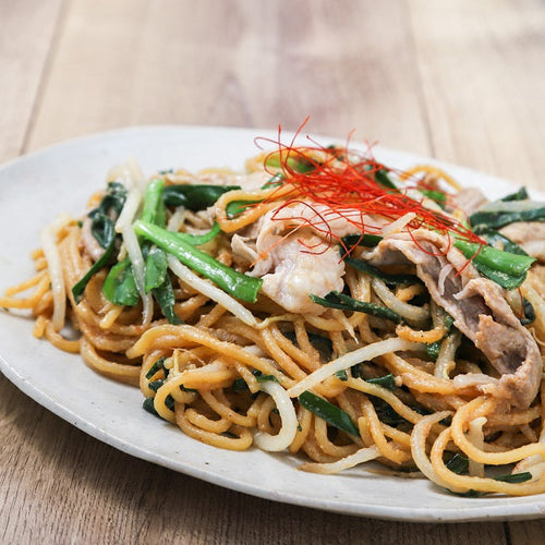 ごま担々麺スープで焼きそばの作り方・レシピ