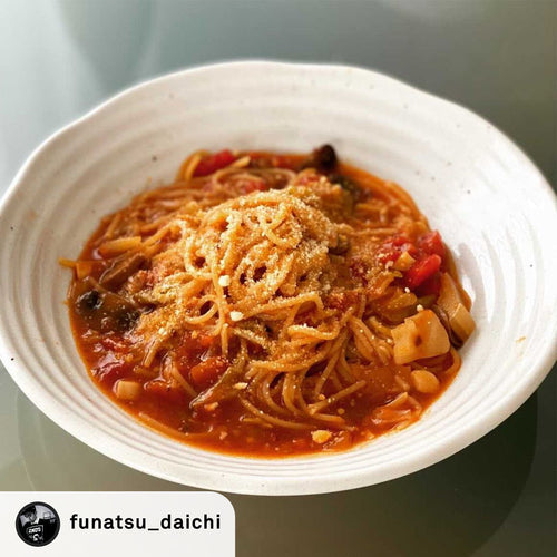 【funatsu_daichi レシピ】ミネストローネミートソースパスタの作り方・レシピ