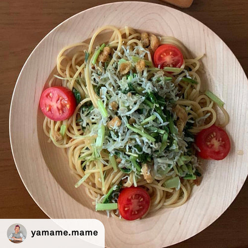 【yamame.mame レシピ】水菜と大根葉、じゃこのＺＥＮＢ麺の作り方・レシピ