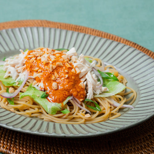 うま辛！棒棒鶏まぜそばの作り方・レシピ