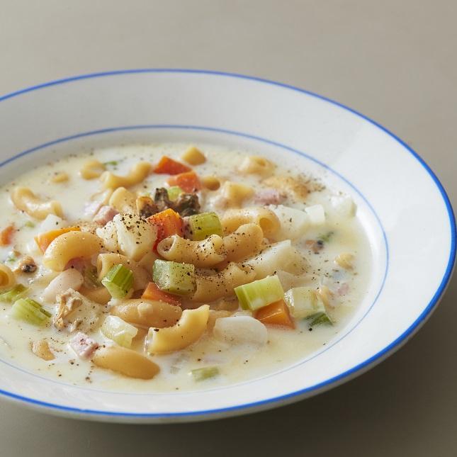 クラムチャウダー風スープマメロニの作り方・レシピ