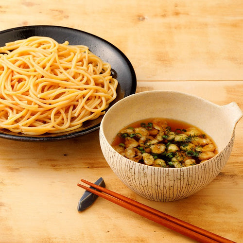 ジュワッと揚げ玉がやみつき 甘辛つゆの温つけ麺の作り方・レシピ