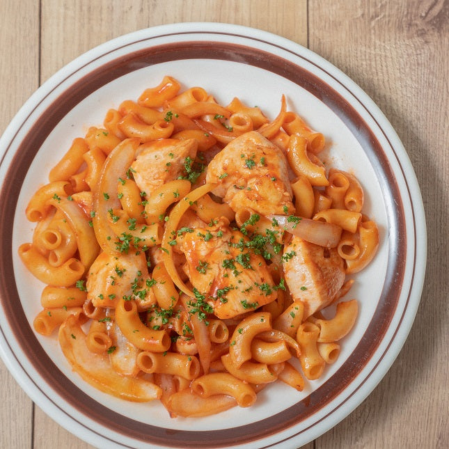 チキンとマメロニのケチャップ炒めの作り方・レシピ｜ZENB（ゼンブ