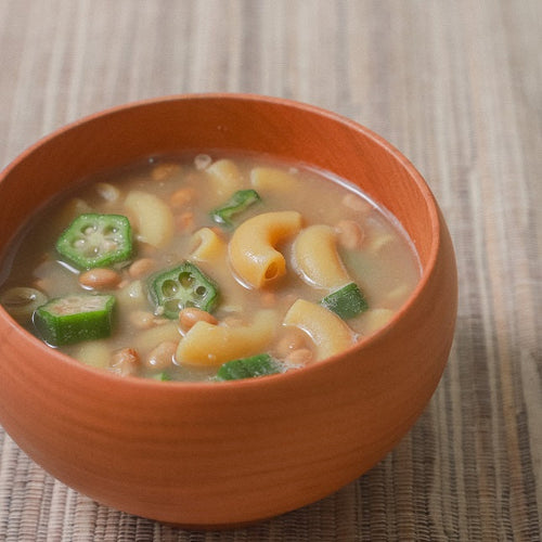 オクラと納豆の味噌スープの作り方・レシピ