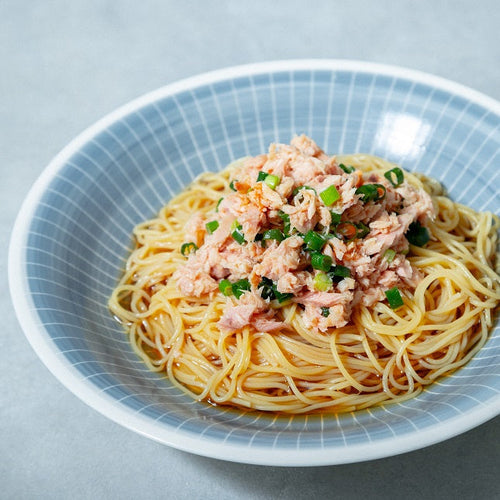 ツナとラー油のぶっかけ 豆そうめんの作り方・レシピ