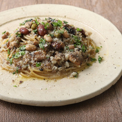 【料理家 寺井幸也さん レシピ】どっさりお豆と鰯味噌パスタの作り方・レシピ